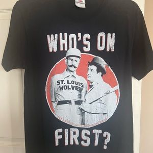 Who’s On First Baseball Tshirt